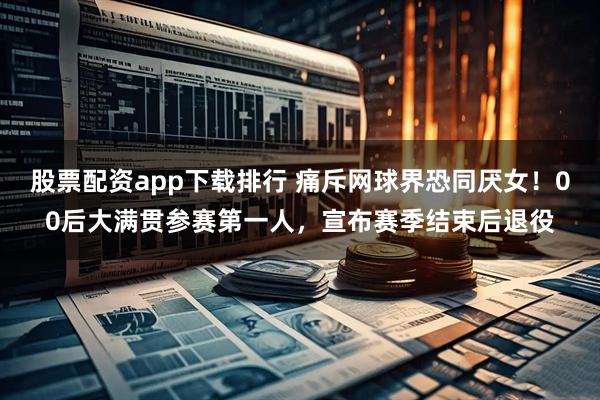 股票配资app下载排行 痛斥网球界恐同厌女！00后大满贯参赛第一人，宣布赛季结束后退役